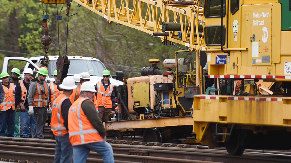 Heavy Equipment or Cranes Used on Railroads